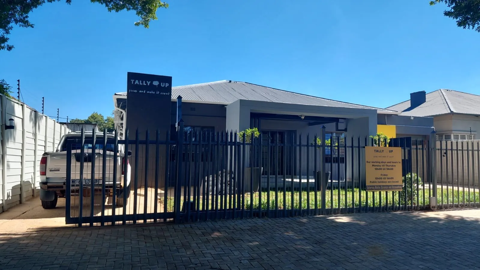 The Tally Up centre on Konig Road, Boksburg South