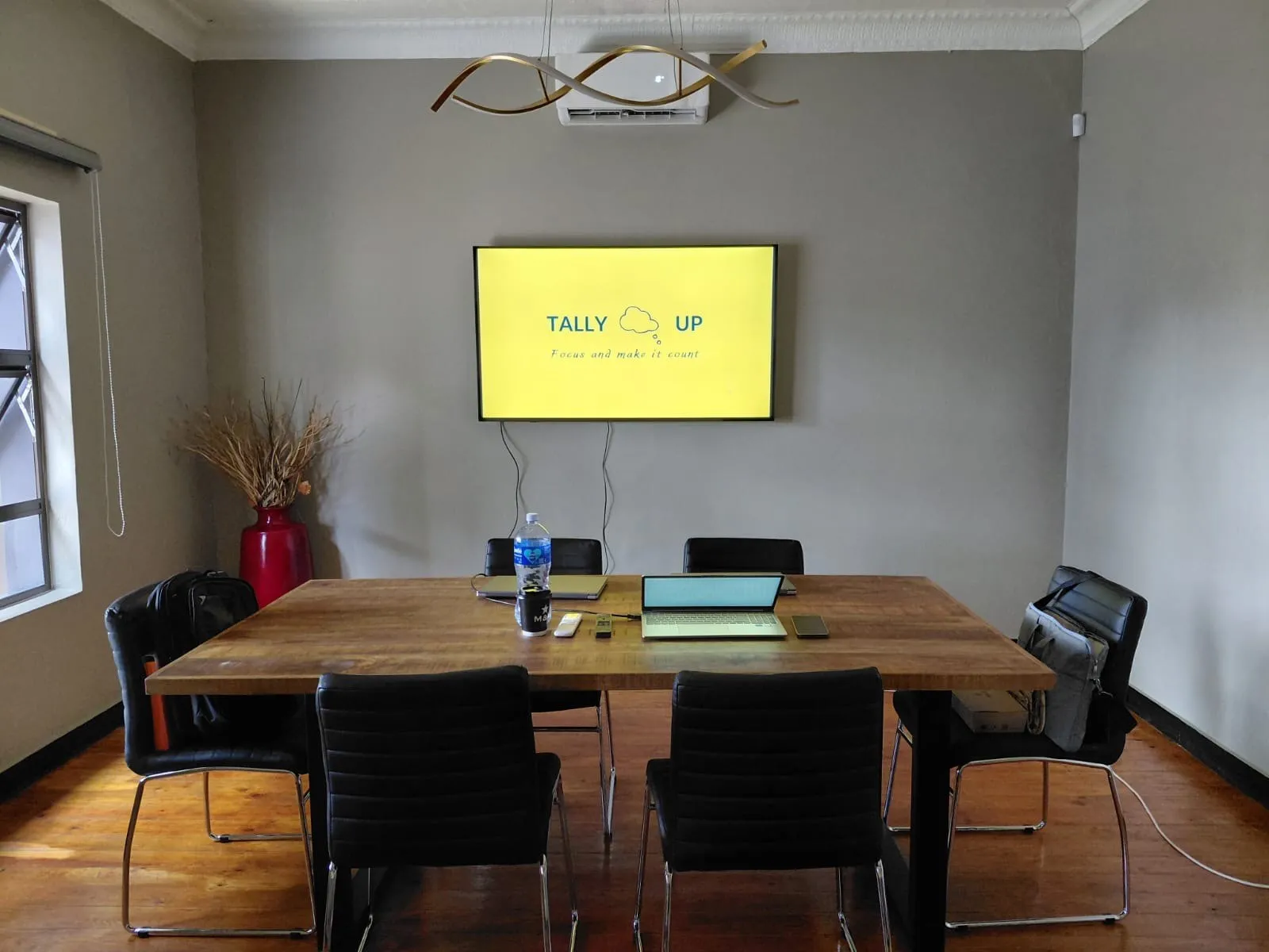 The meeting room at Tally Up